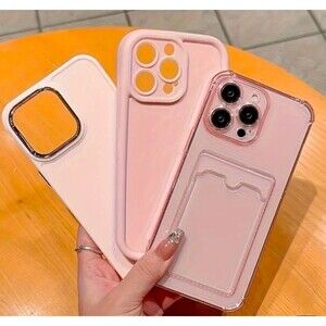 Pastel Pink iPhone14 cellphone cases set‎ of 3